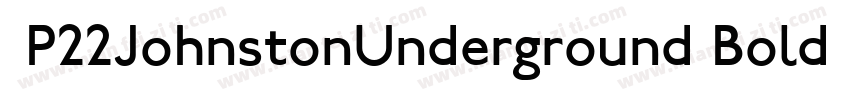  P22JohnstonUnderground Bold Regula字体转换
